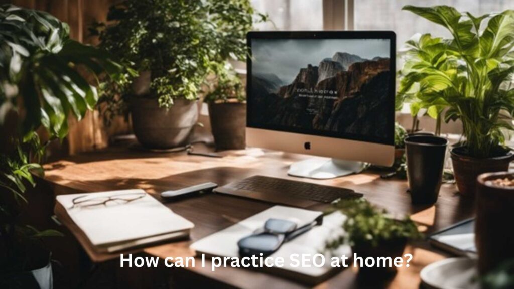 an open laptopn on the table, books and plant pot kept around the laptop